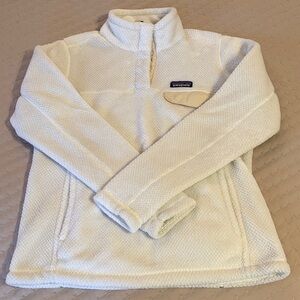 Patagonia Off-White Fleece Pullover